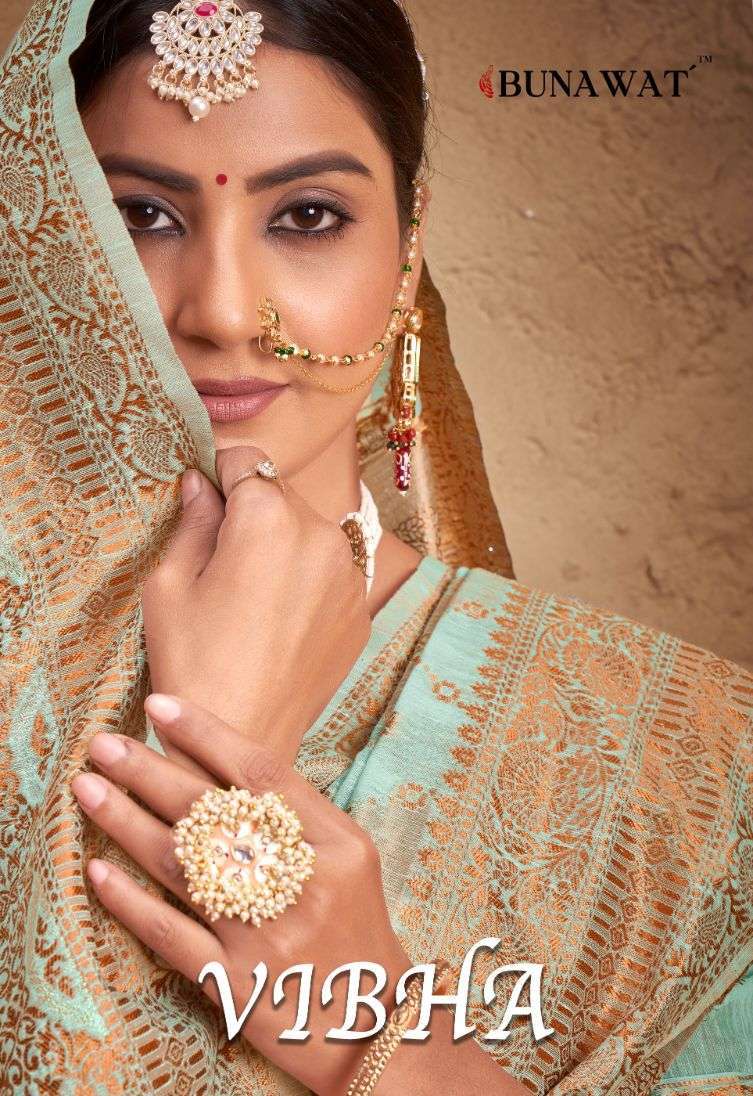 bunawat vibha series 1001-1006 cotton saree 