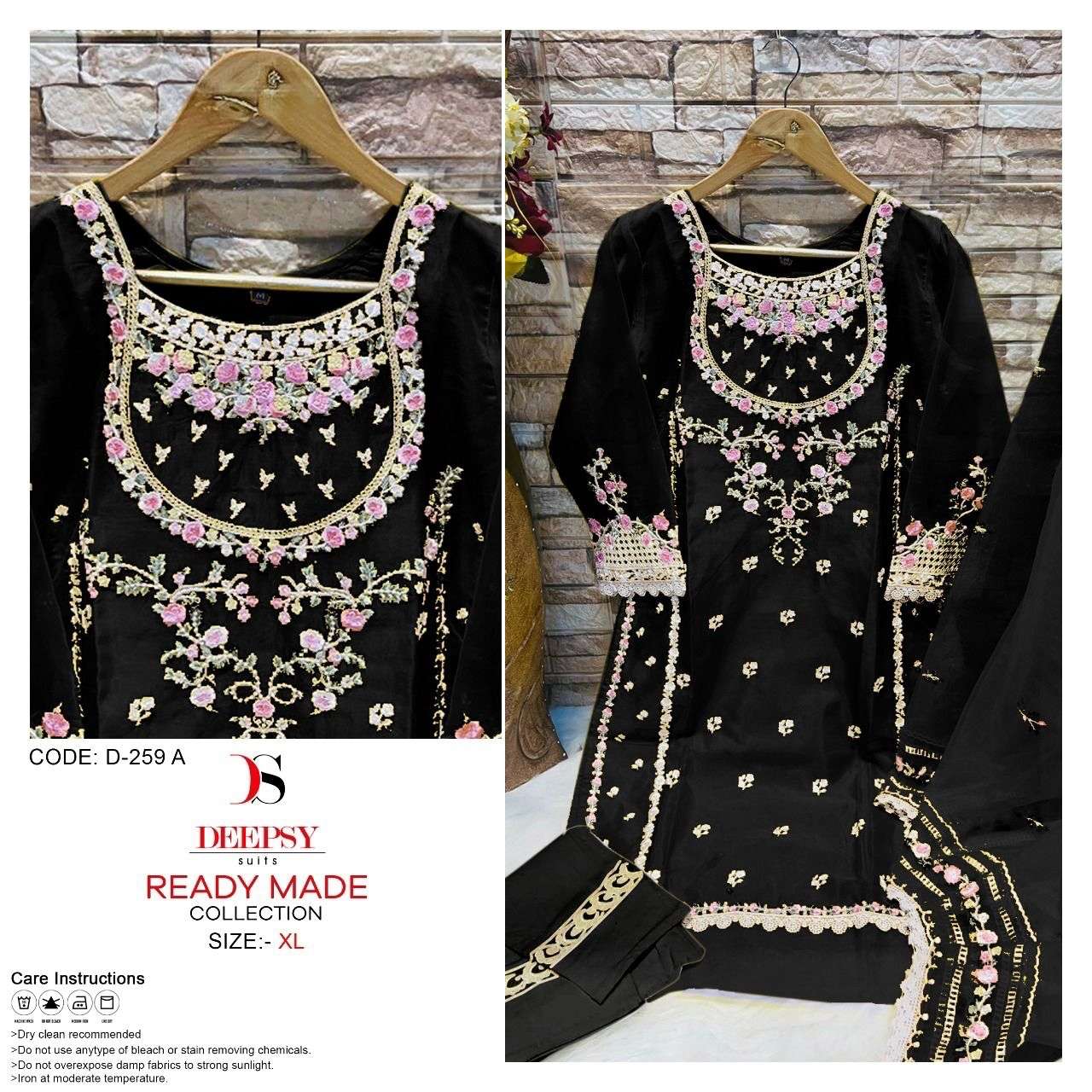 deepsy suits D-259 A designer Pure orgnaza suit 