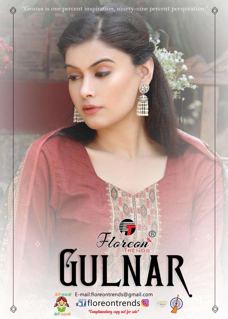 Floreon Gulnar series 1001-1010 Heavy Lawn Cambric Cotton suit