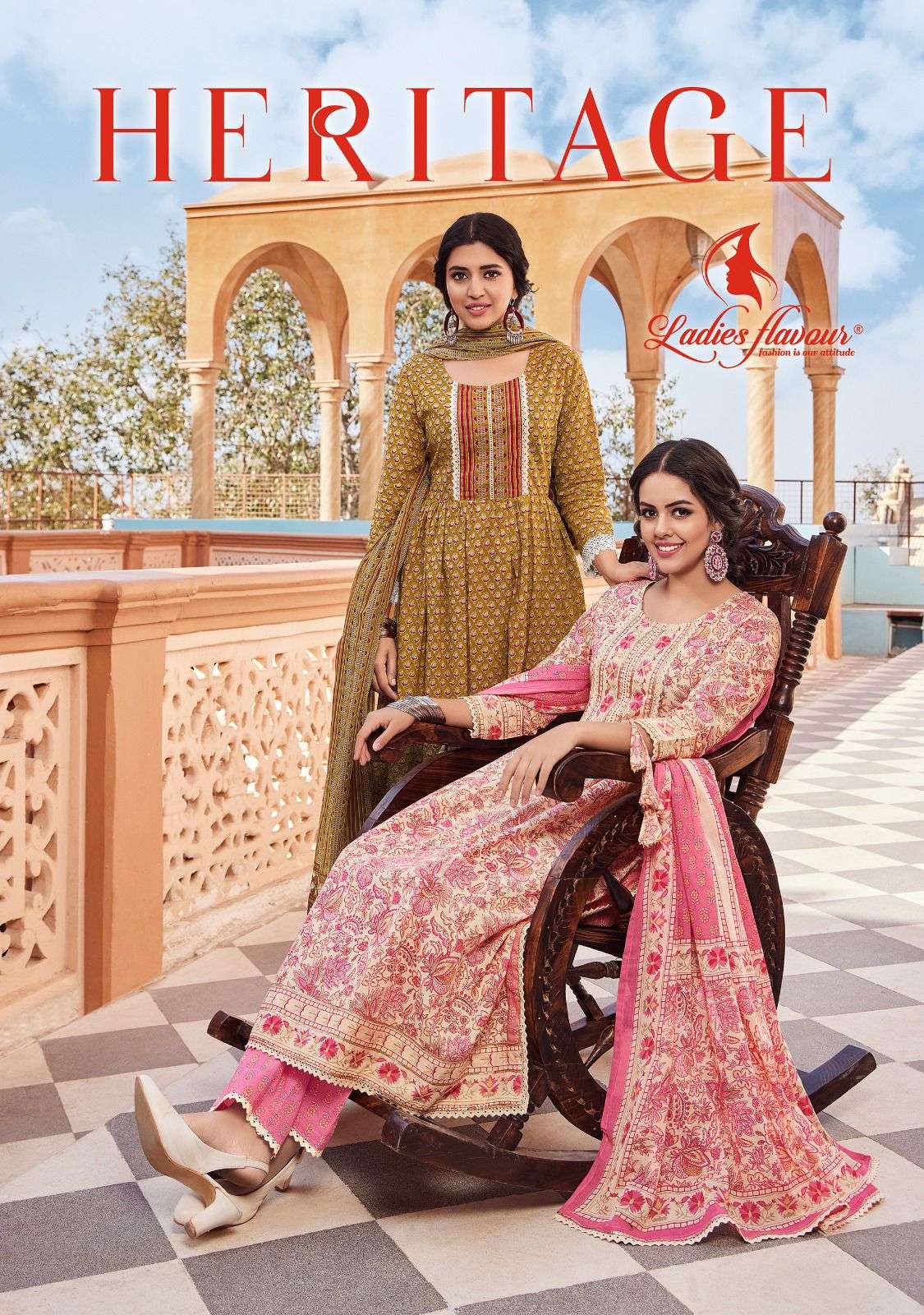 heritage designer pure cotton suit 