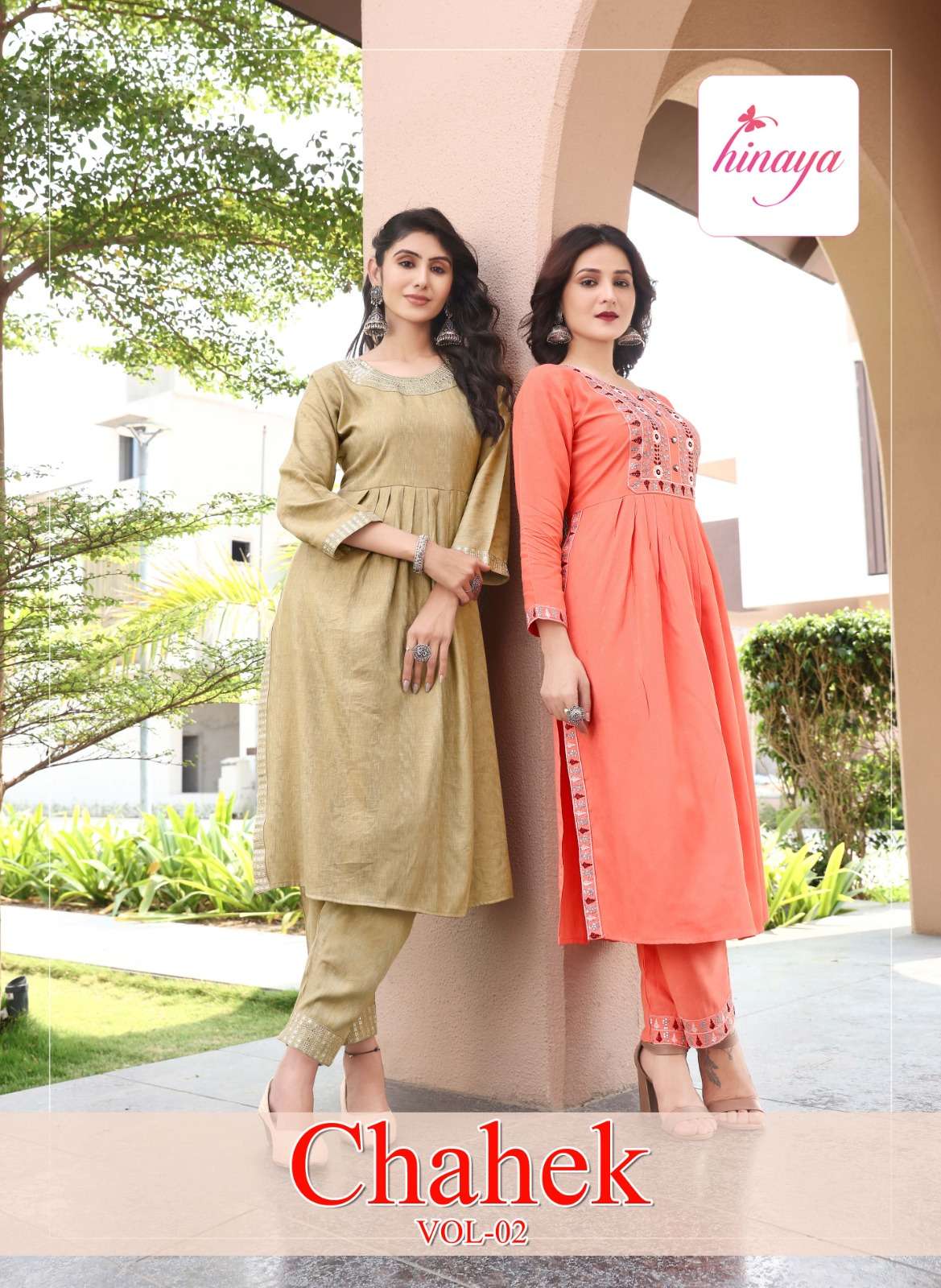 hinaya chahek vol 2 series 2001-2006 rayon textured kurti 