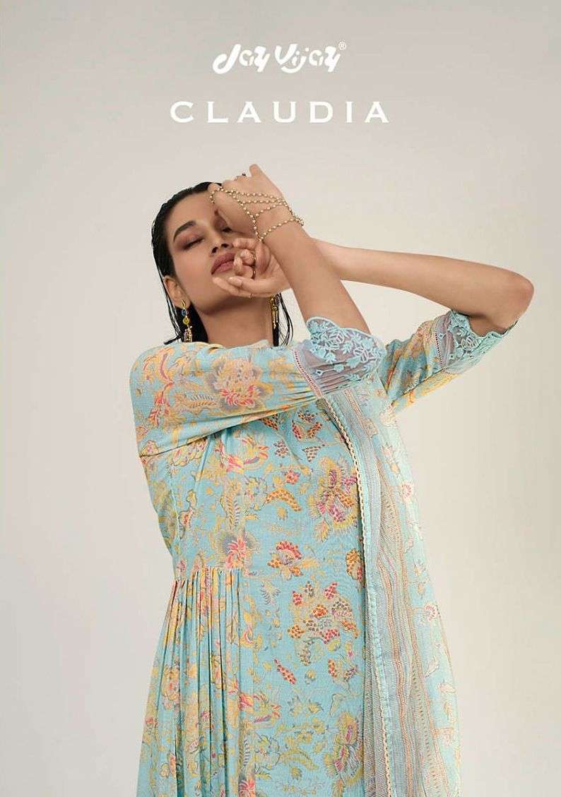 jay vijay claudia series 8041-8048 pure linen suit 