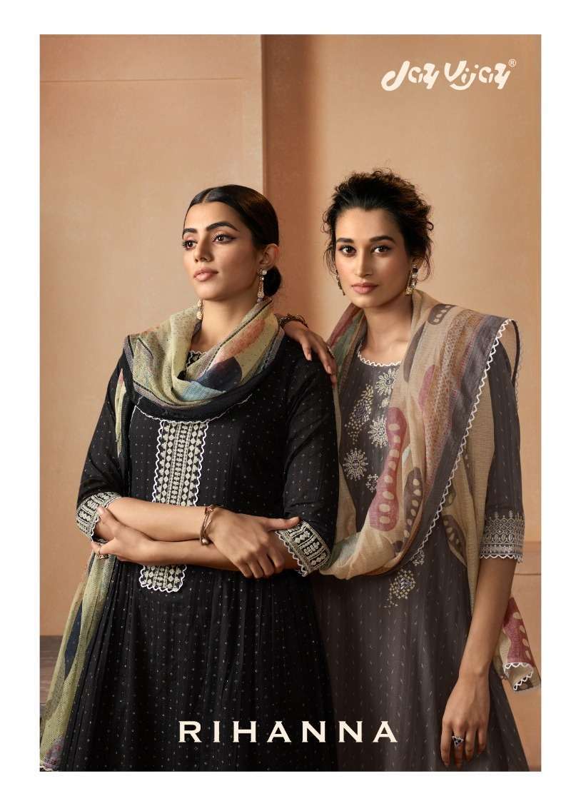 jay vijay rihanna series 8061-8066 pure cotton dobby suit 