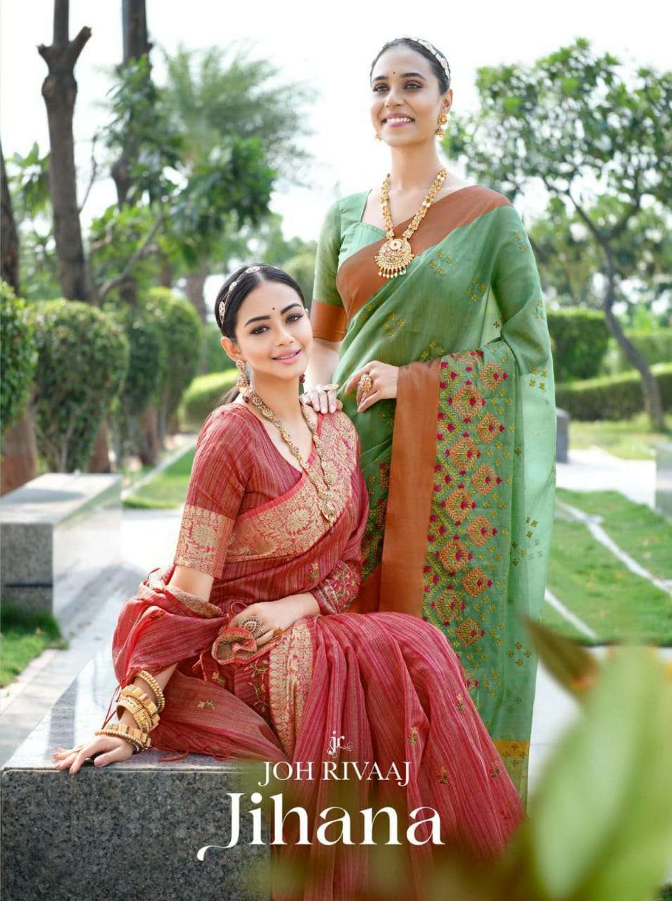 joh rivaaj jihana series 35001-35018 fancy saree