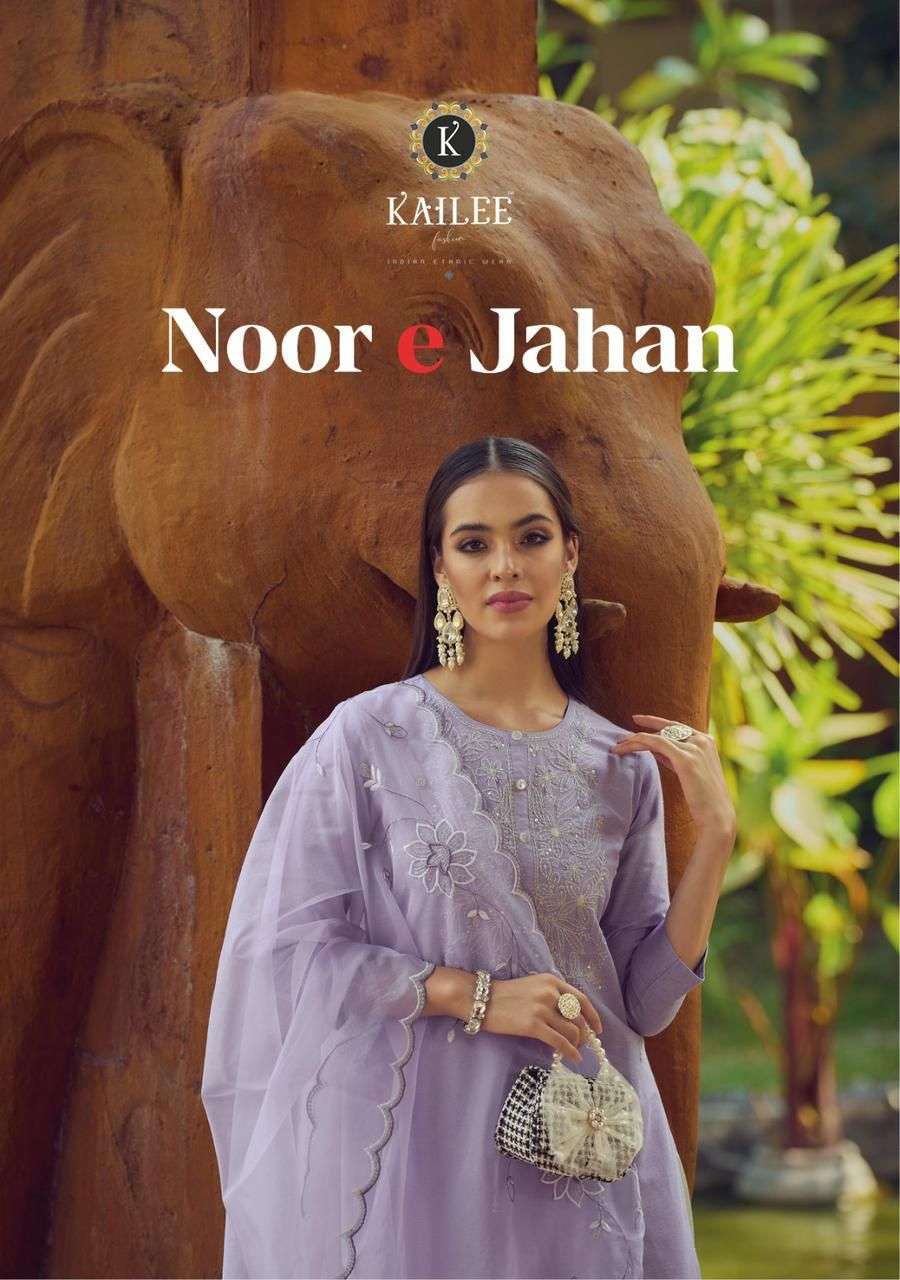 kailee noor e jahan series 40071-40075 pure viscose cotton readymade suit