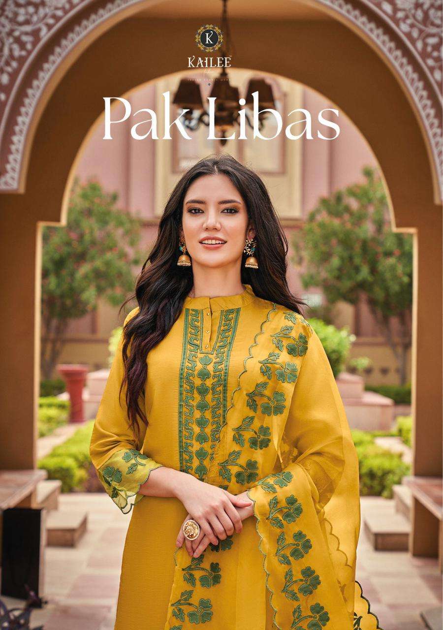 kailee pak libas series 29001-29006 pure silk readymade suit 