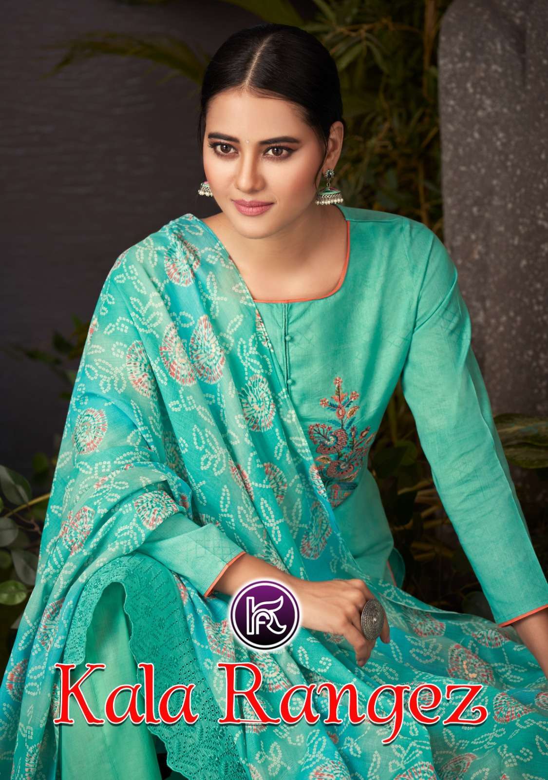 kala fashion rangez series 1001-1006 lawn cotton suit 