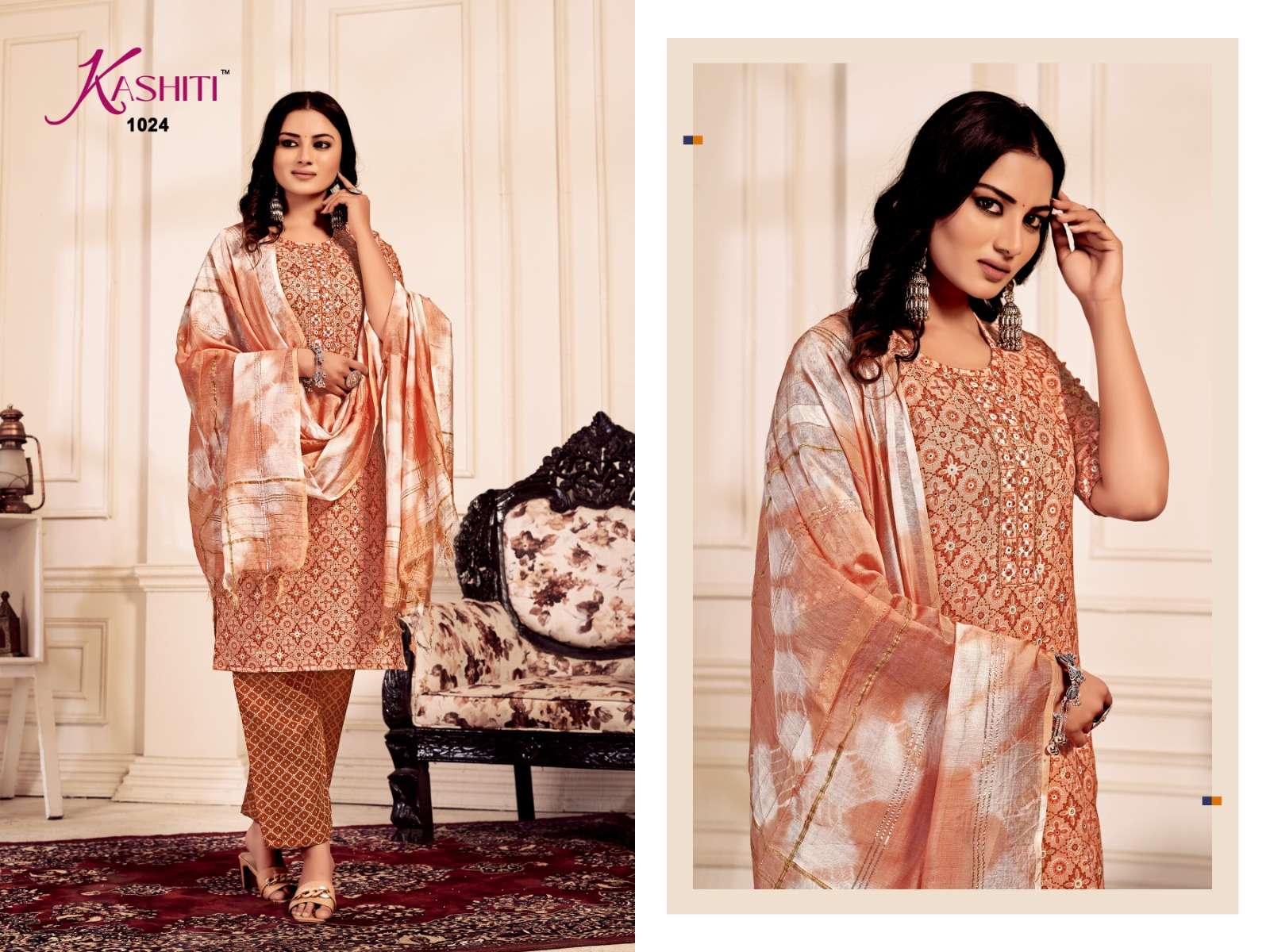 kashiti kaashvi 3 piece heavy capsule readymade suit 