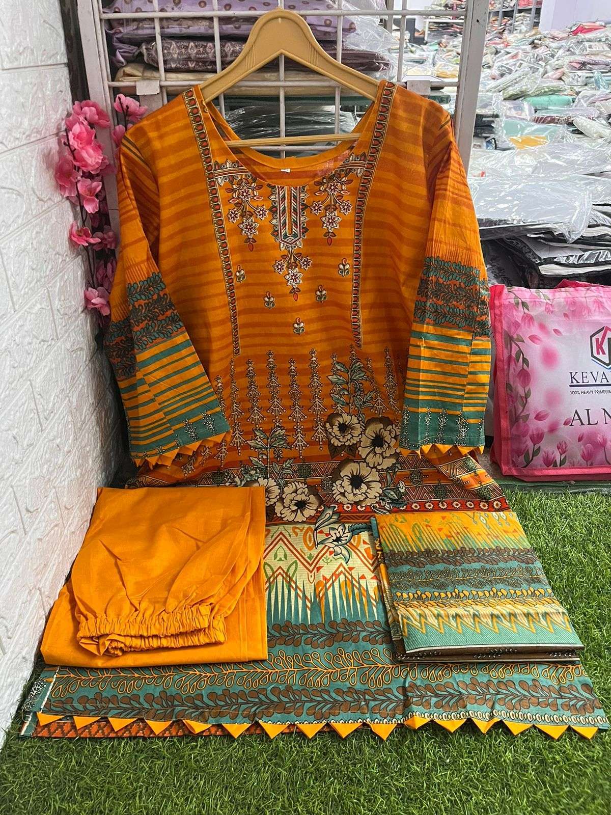 keval fab al noor heavy cotton series 10001-10006 cotton suit