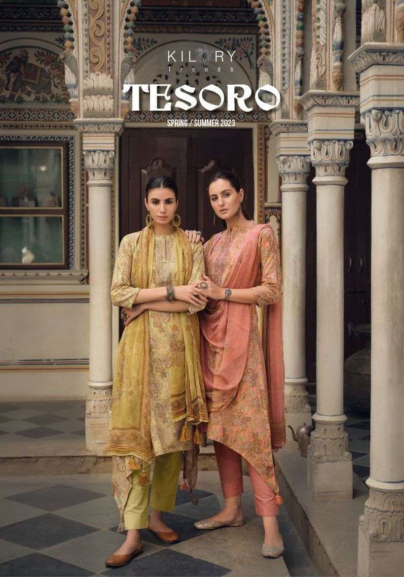 kilory trendz tesoro series 611-648 pure lawn cotton suit 