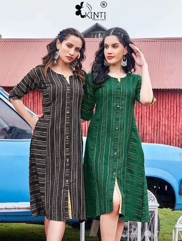 kinti smita series 01-08 Handloom Weaving kurti