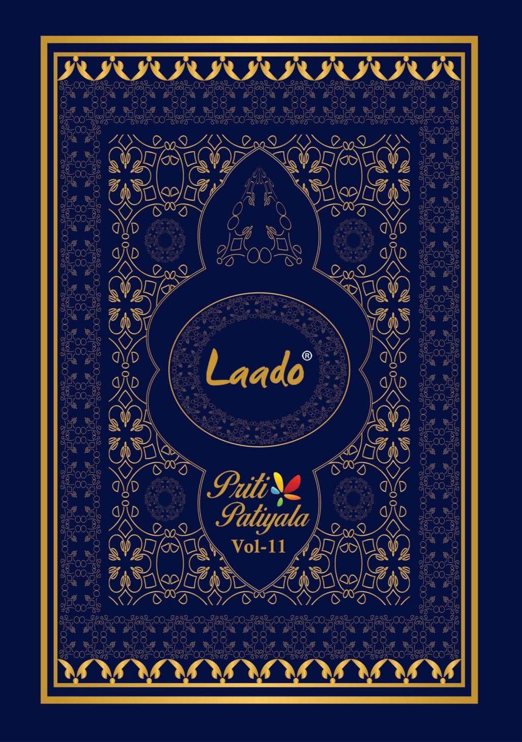 laado priti patiyala vol 11 series 1101-1120 cotton readymade suit
