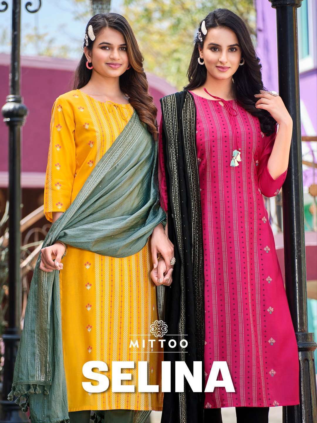 mittoo selina series 11001-11006 Viscose readymade suit 