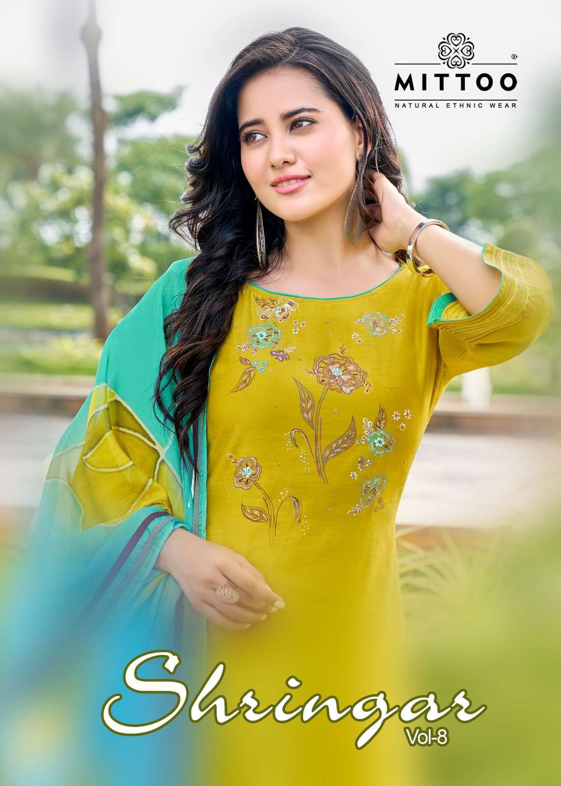 mittoo shringar vol 8 series 1020-1023 Viscose fab readymade suit 