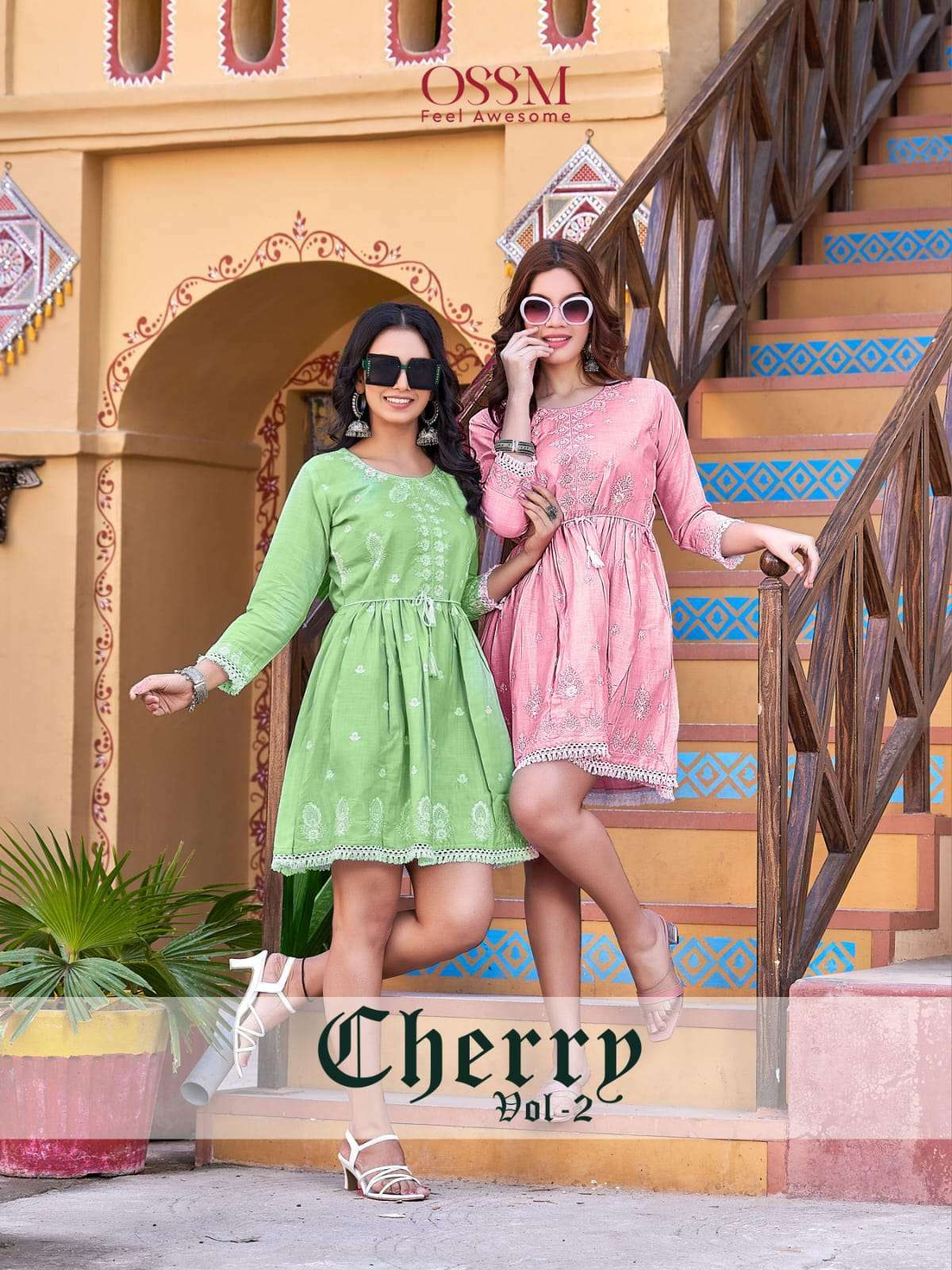 ossm cherry vol 2 Reyon 14kg Slub kurti