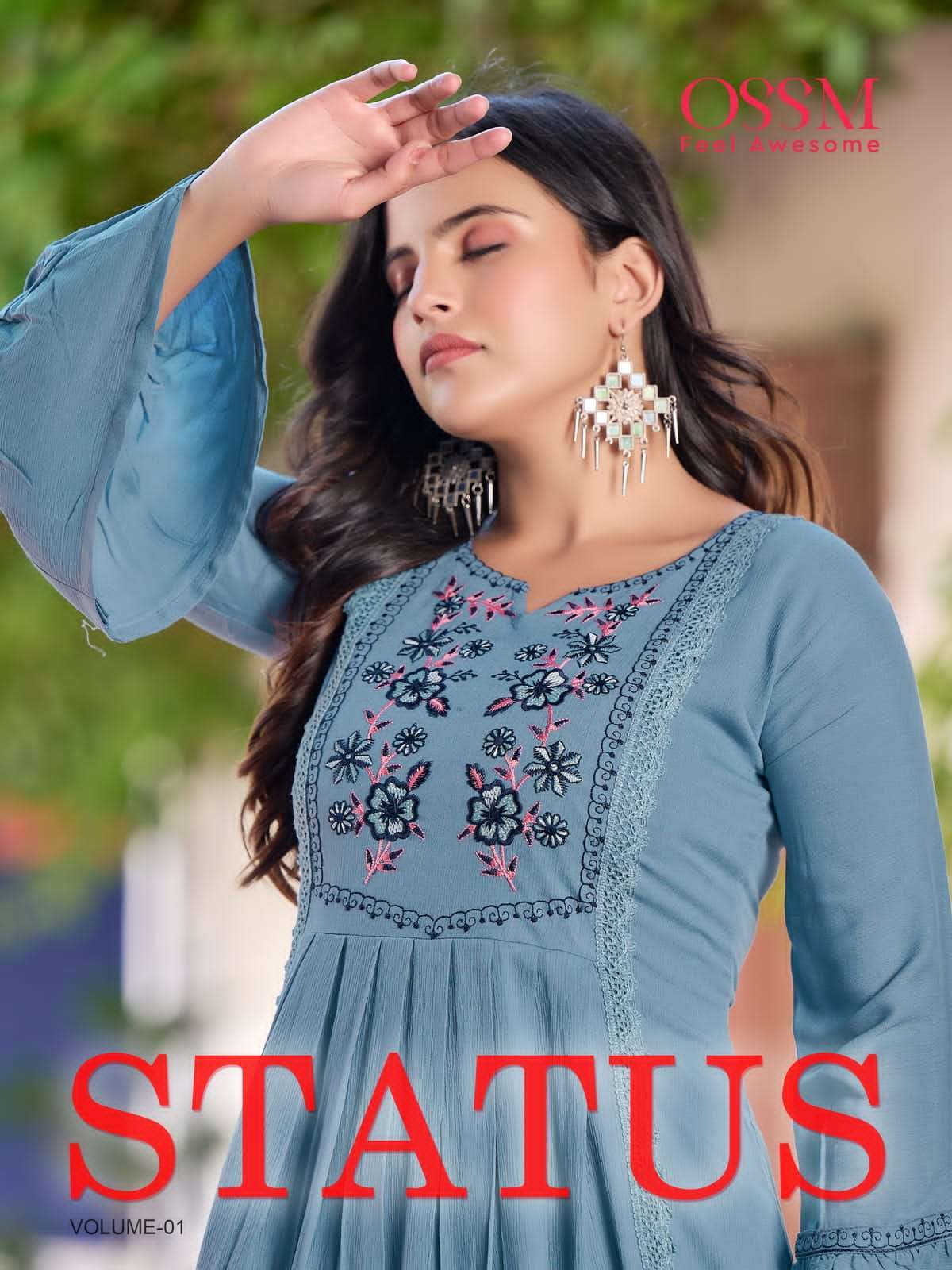 ossm status vol 1 series 101-106 Heavy Reyon Wrinkle Slub gown