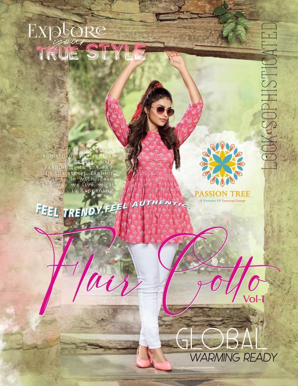 passion tree flair cotto vol 1 series 1001-1008 cotton kurti 