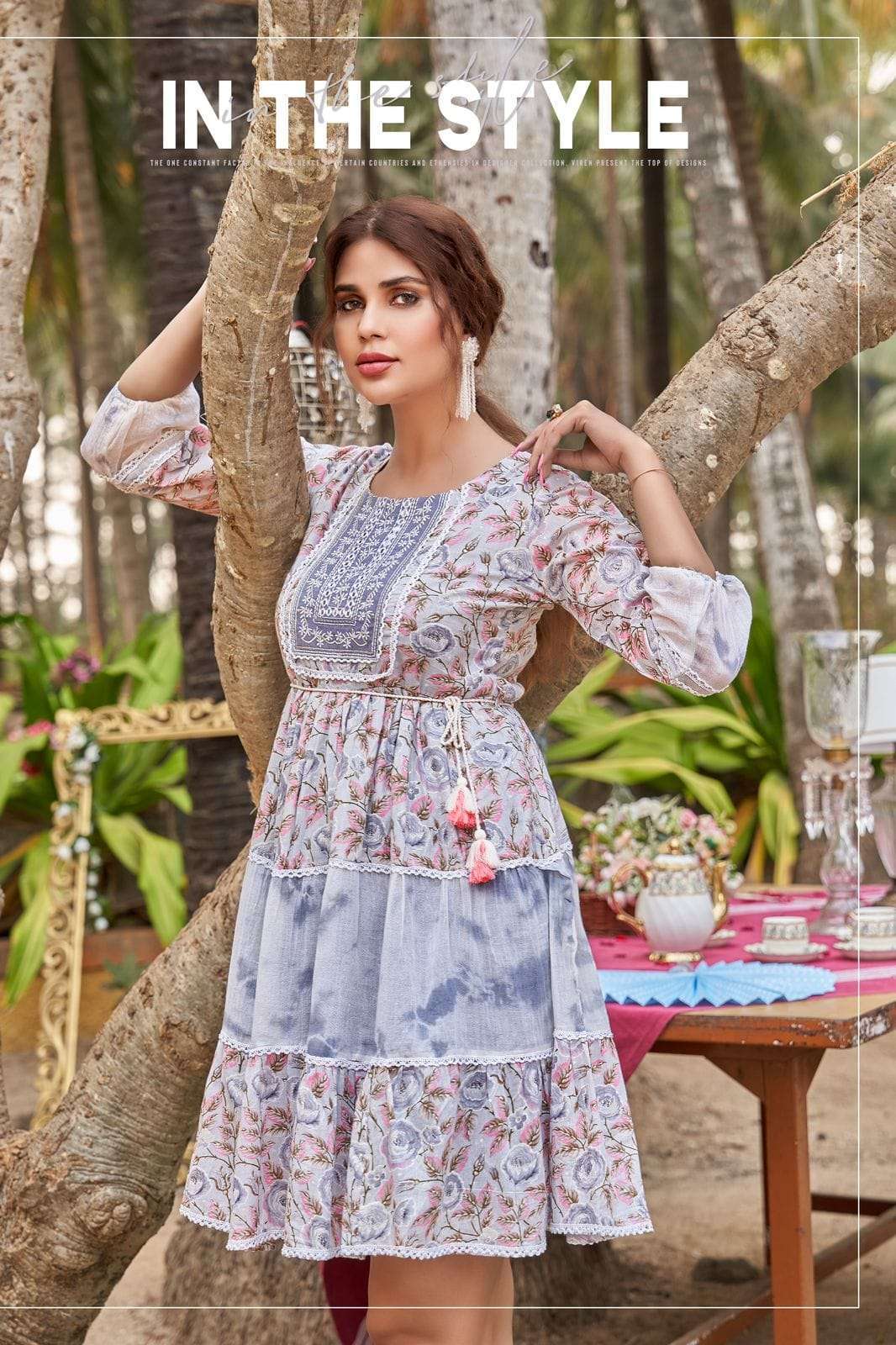pirohi bawaal series 1001-1004 Pure Mul print kurti