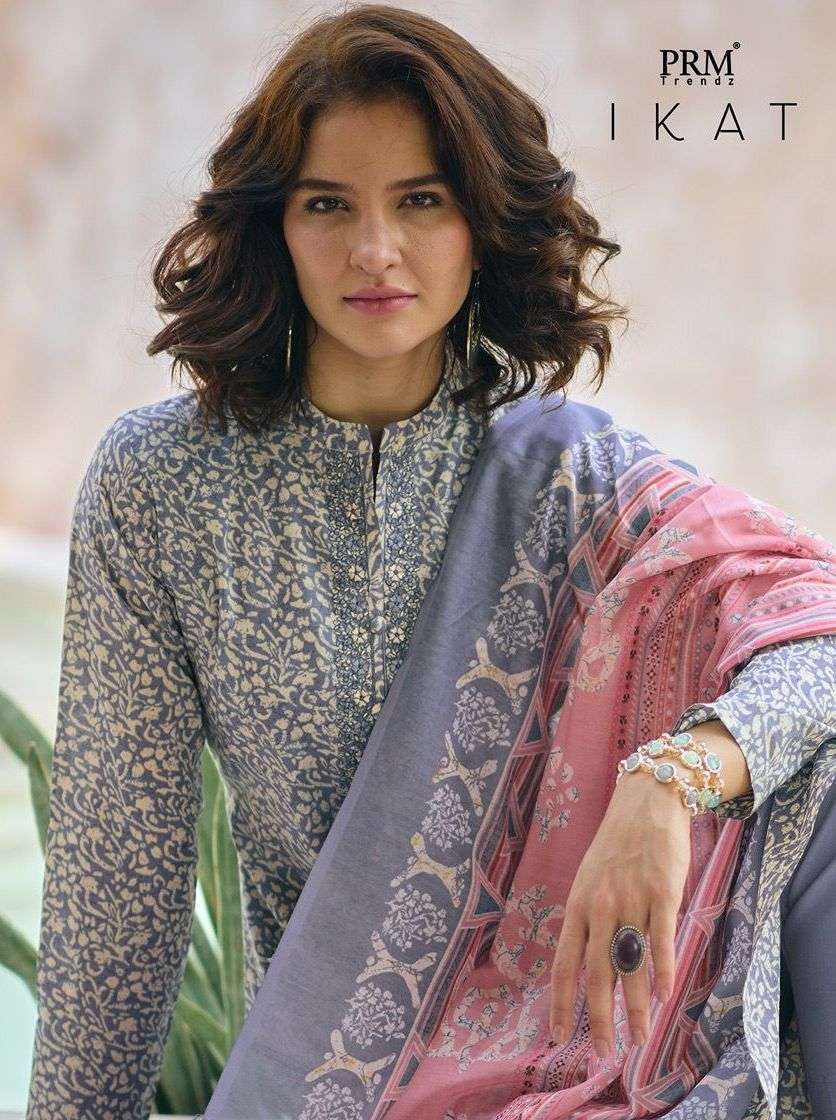 prm trendz ikat series 5176-5185 pure lawn cotton suit 