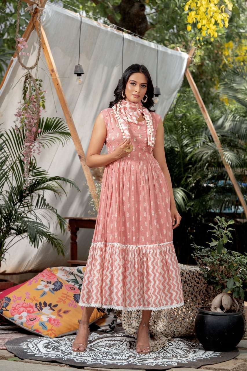 psyna 1435 design cotton mal gown