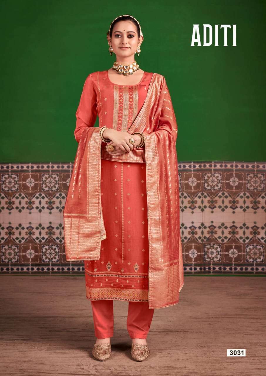 rang aditi series 3031-3034 pure viscose suit 