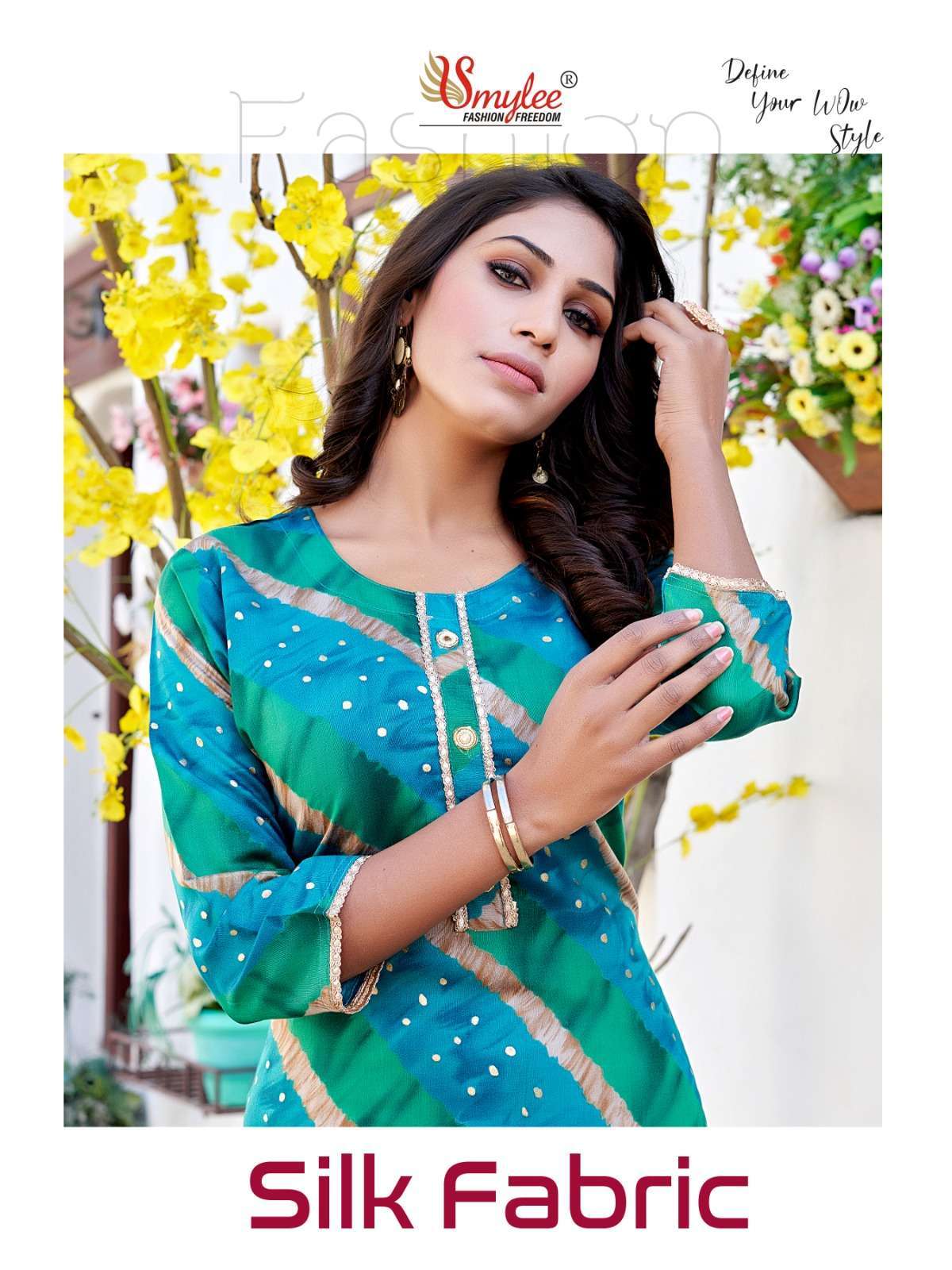 rung silk series 01-08 modal silk kurti with bottom 