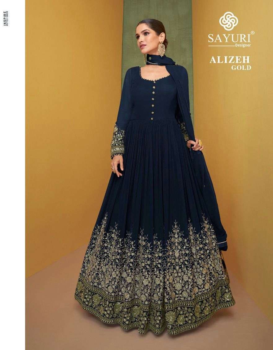 sayuri alizeh gold series 5220 real georgette gown