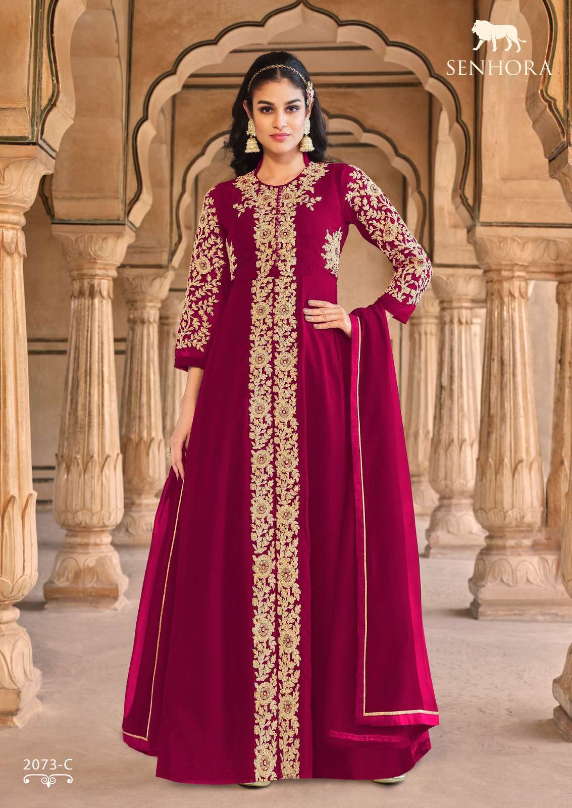 senhora aadhya series 2073 real georgette suit 