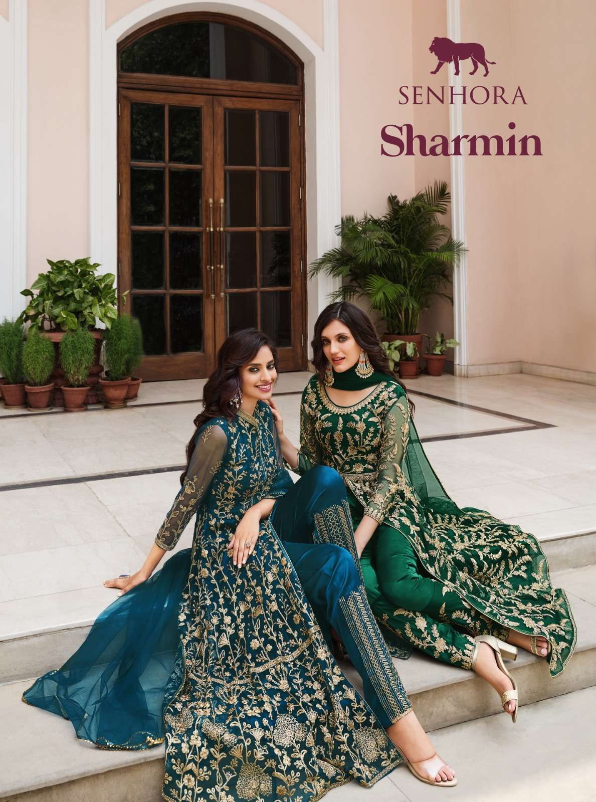 senhora sharmin series 2064-2067 Pure Butterfly Net suit