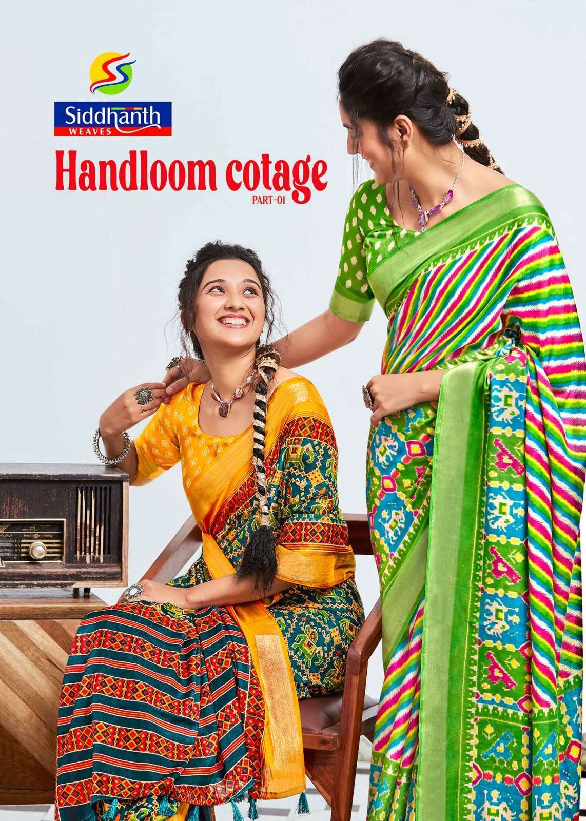 siddhanth weaves handloom cotage series 59001-59008 cotton saree