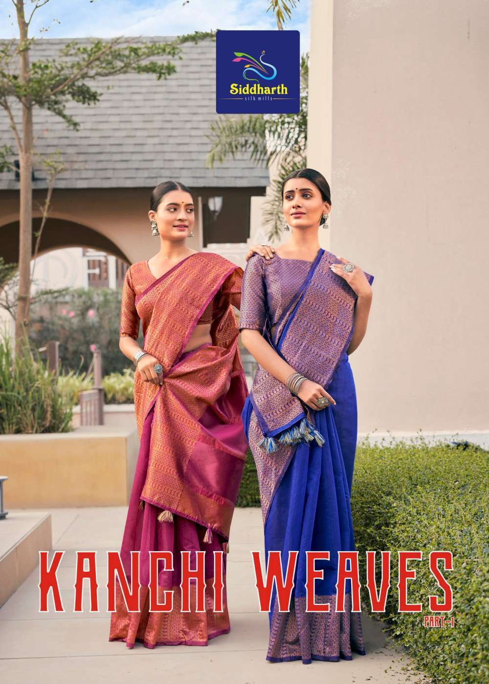 siddharth kanchi weaves series 3201-3206 fancy saree