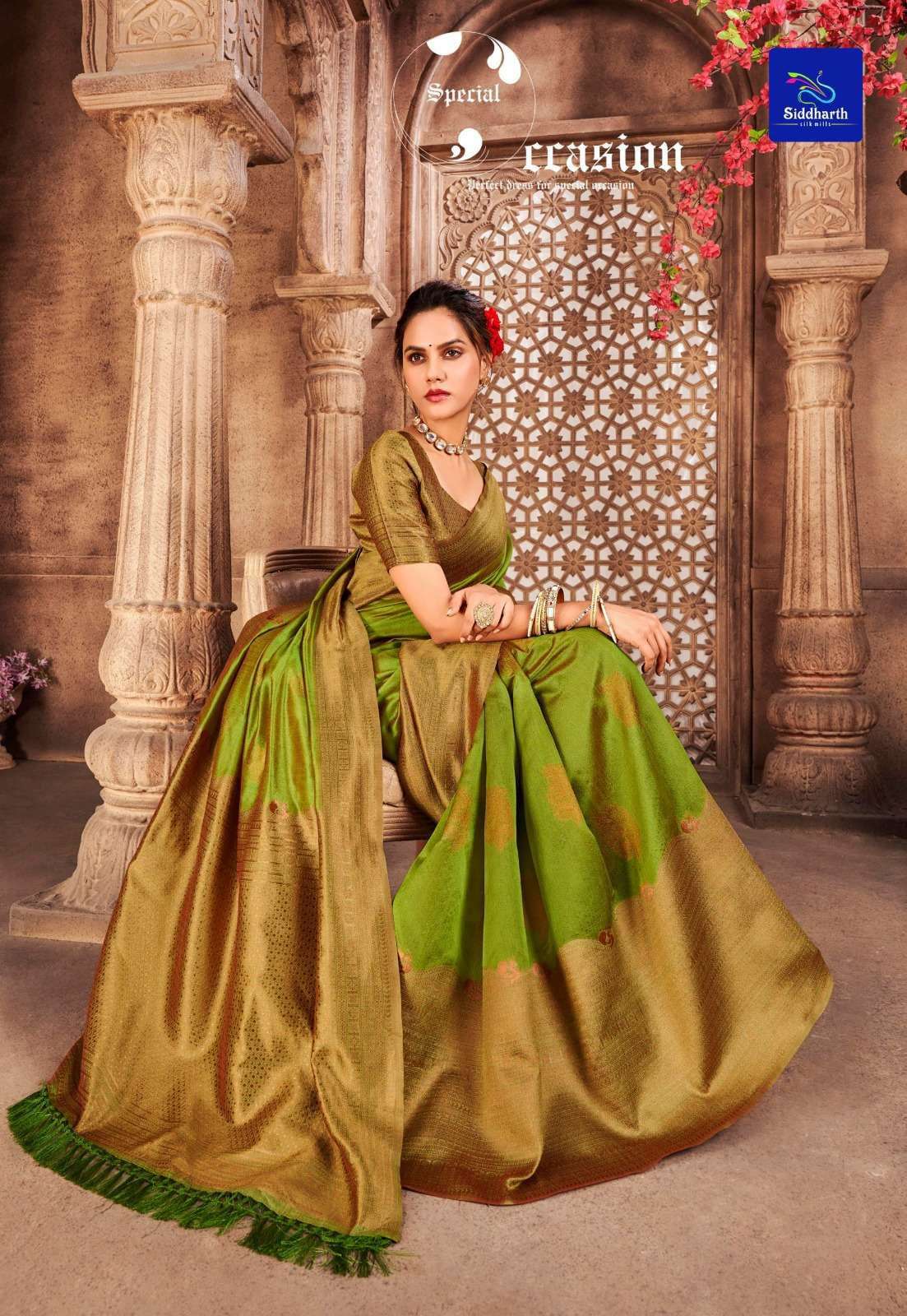 siddharth silk pattu series 3901-3906 fancy saree