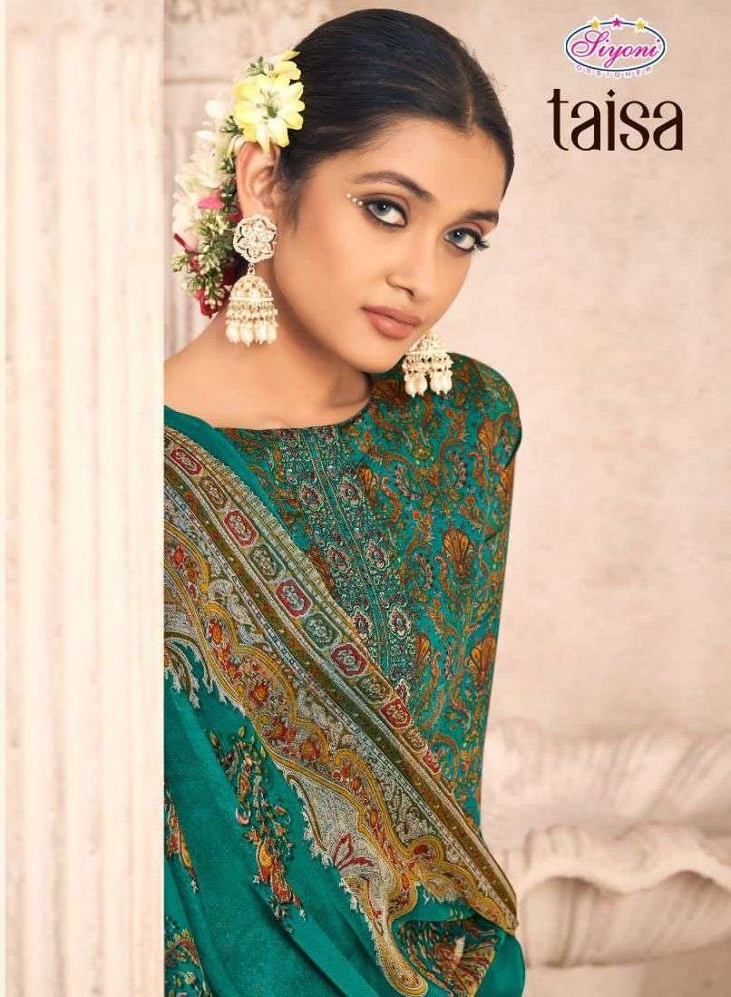 siyoni taisa series 10001-10008 pure jam cotton suit 