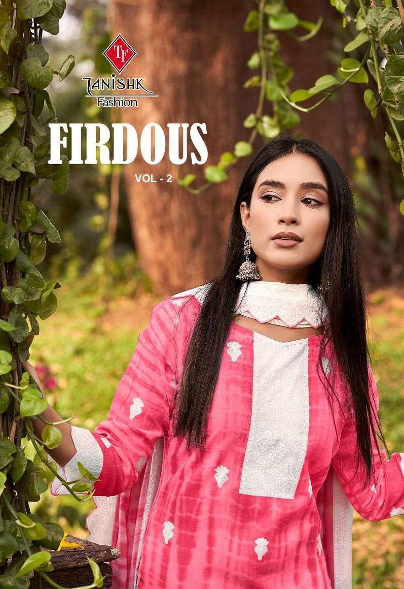 tanishk firdous vol 2 series 6501-6508 Pure cotton suit