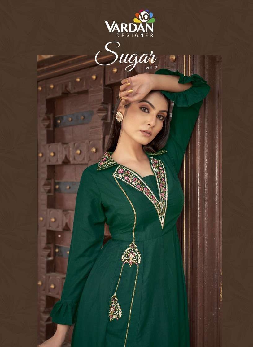 vardan sugar vol 2 series 51034-51036 Heavy Maslin gown