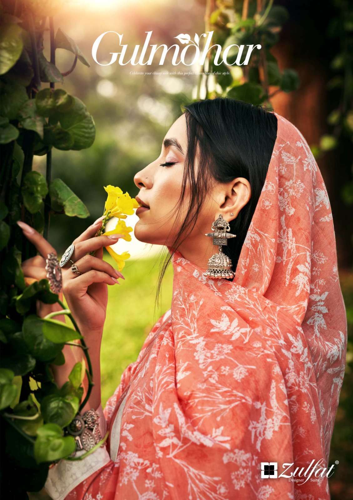 zulfat gulmohar series 485001-485010 pure cotton suit 