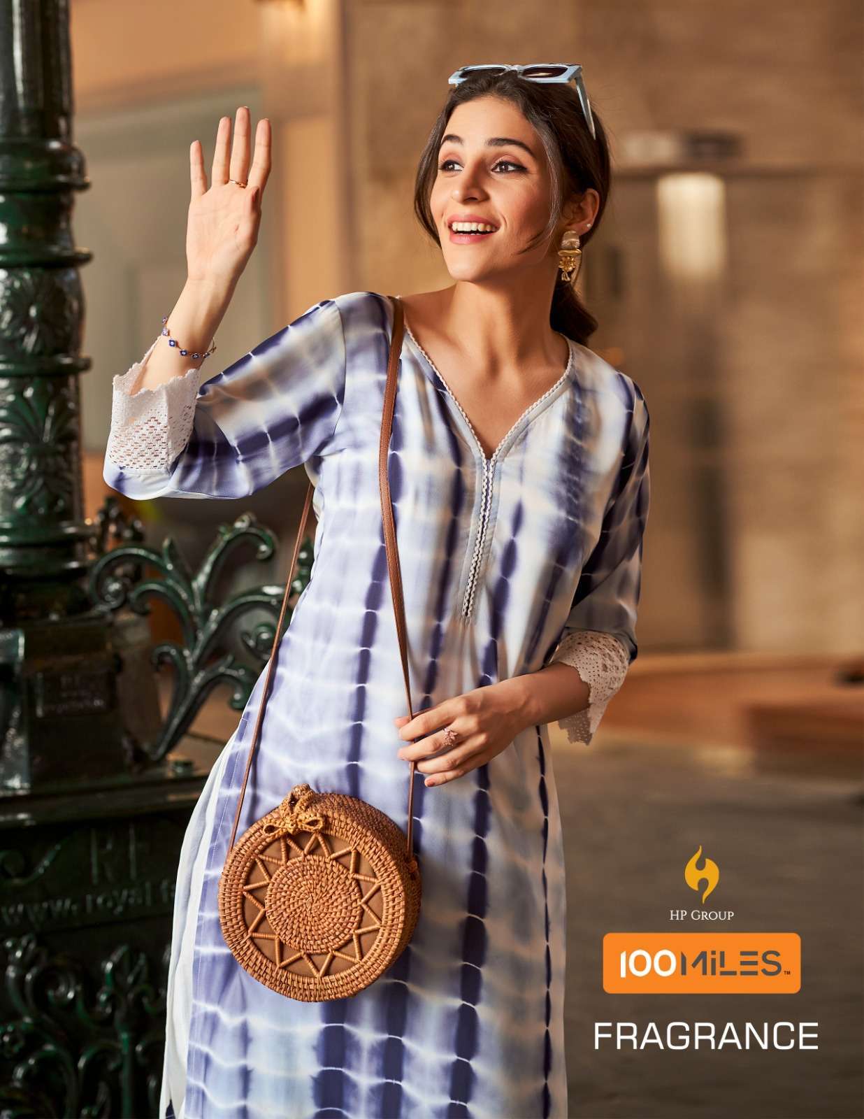 100 miles fragrance series 01-04 Premium georgette kurti