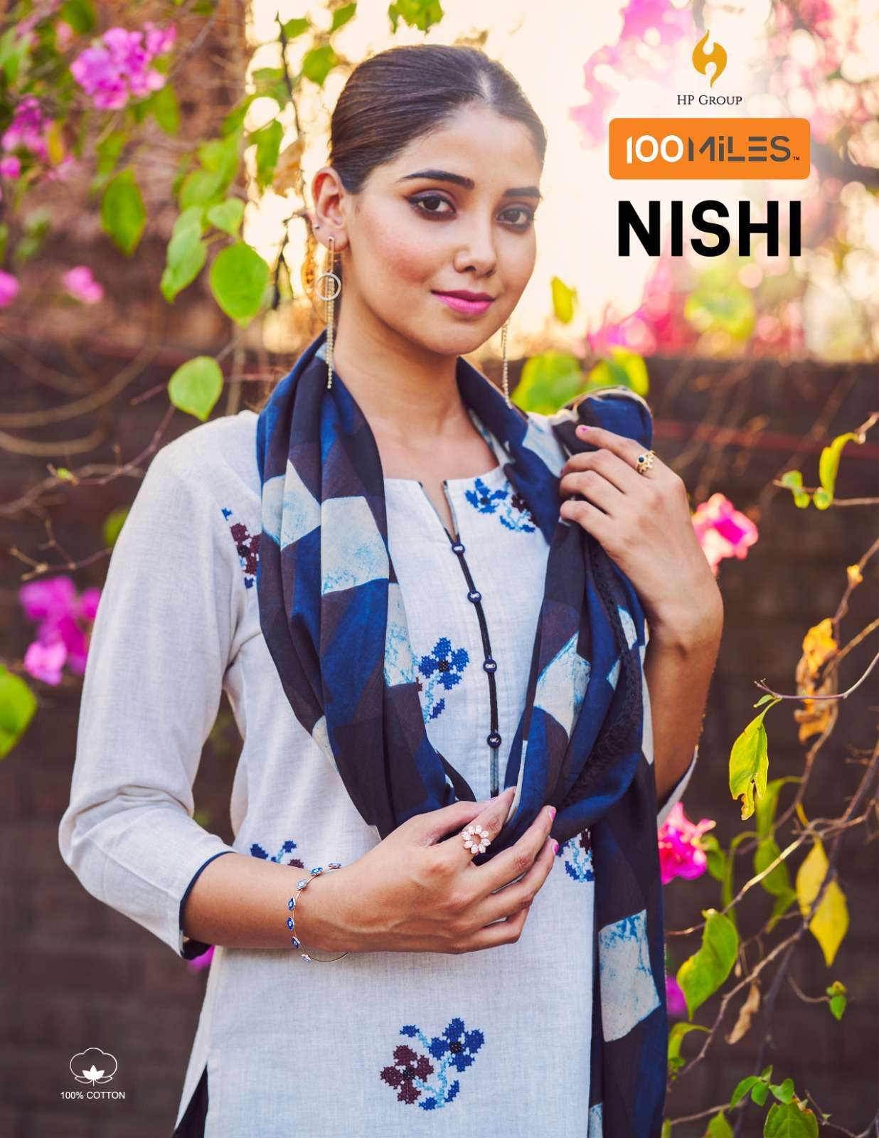 100 miles nishi series 01-04 Pure cotton readymade suit 