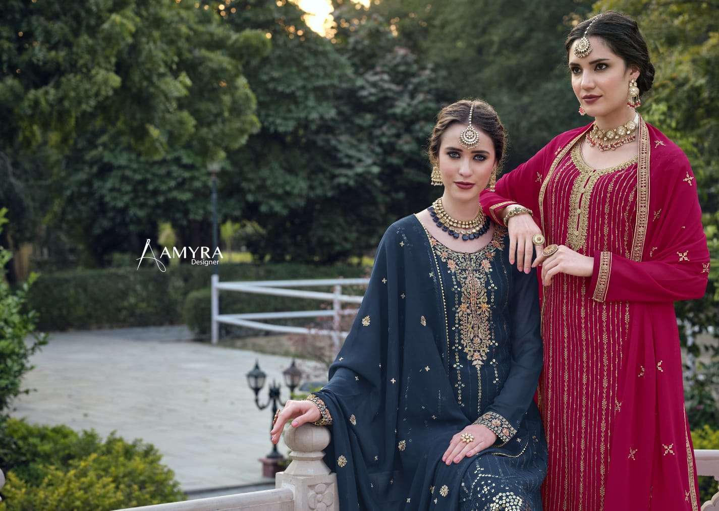 amyra sofiya vol 4 series 513-516 Heavy blooming Georgette suit