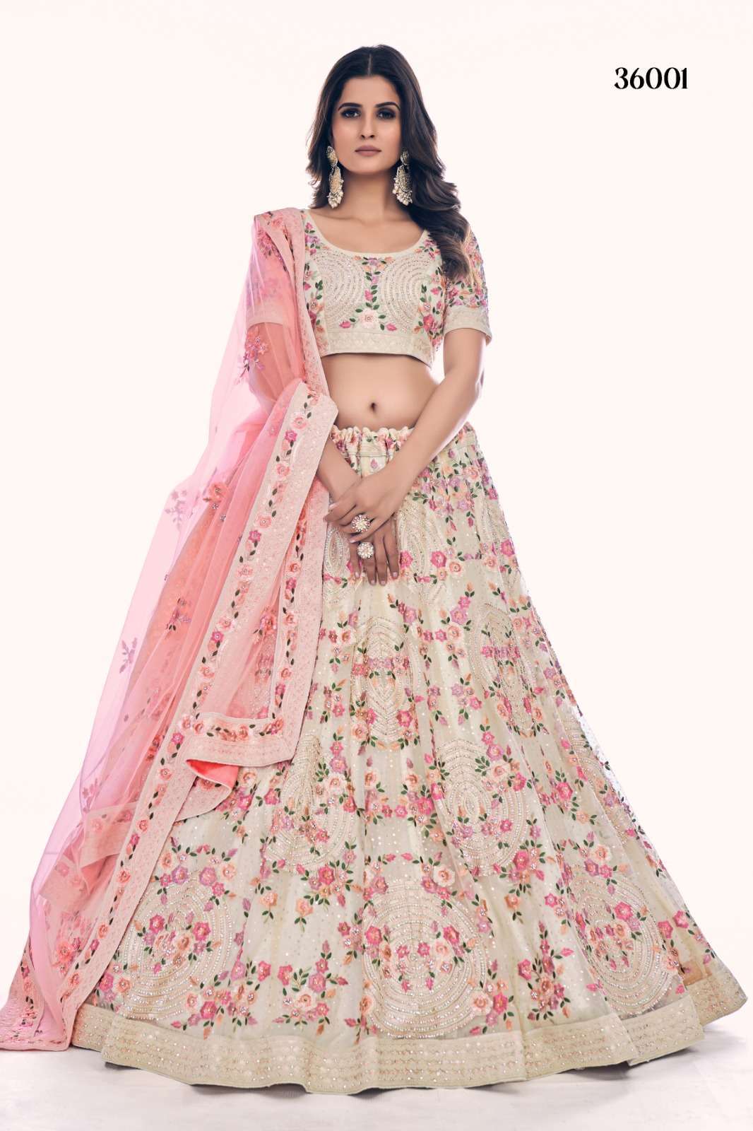 arya poshak vol 4 series 36001-36029 soft net lehenga