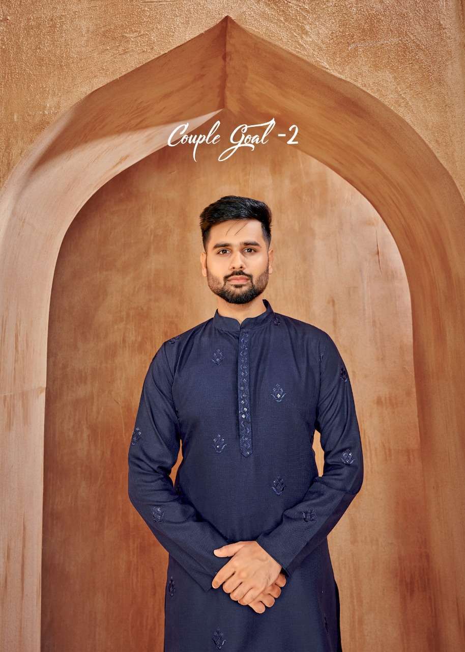 banwery couple goal vol 2 series 1001-1007 Pure cotton Mens Kurta Payjama 
