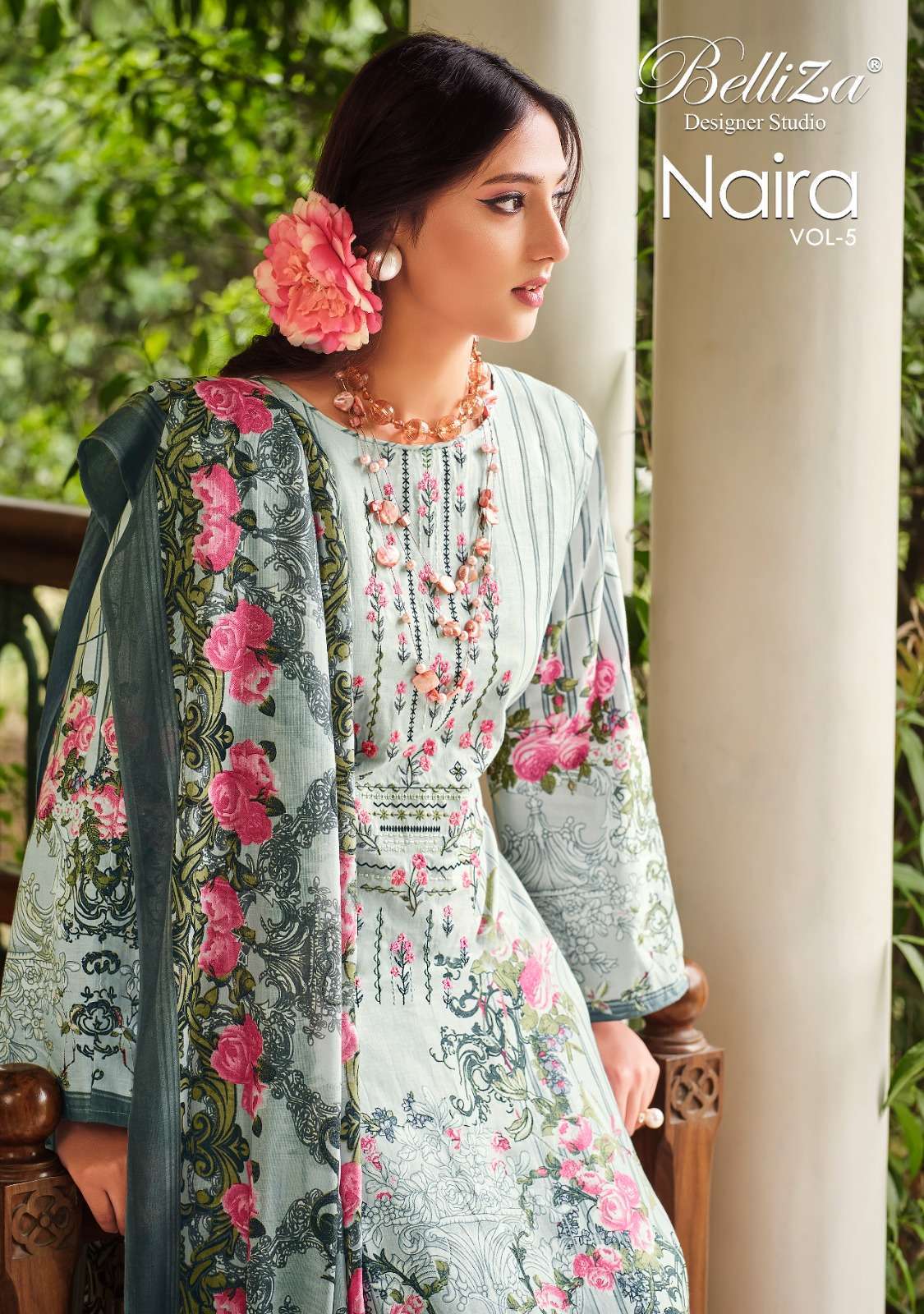 belliza naira vol 5 series 780001-780010 Pure Cotton Digital Prints suit