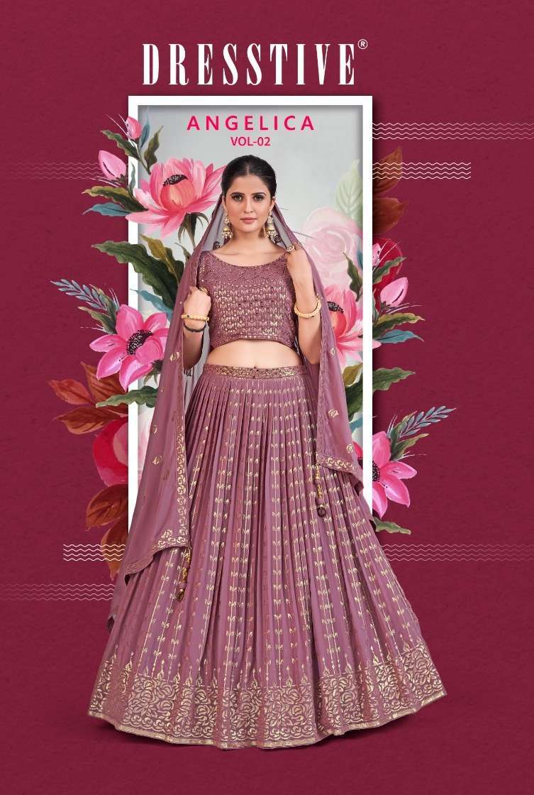dresstive angelica vol 2 series 1501-1505 georgette lehenga