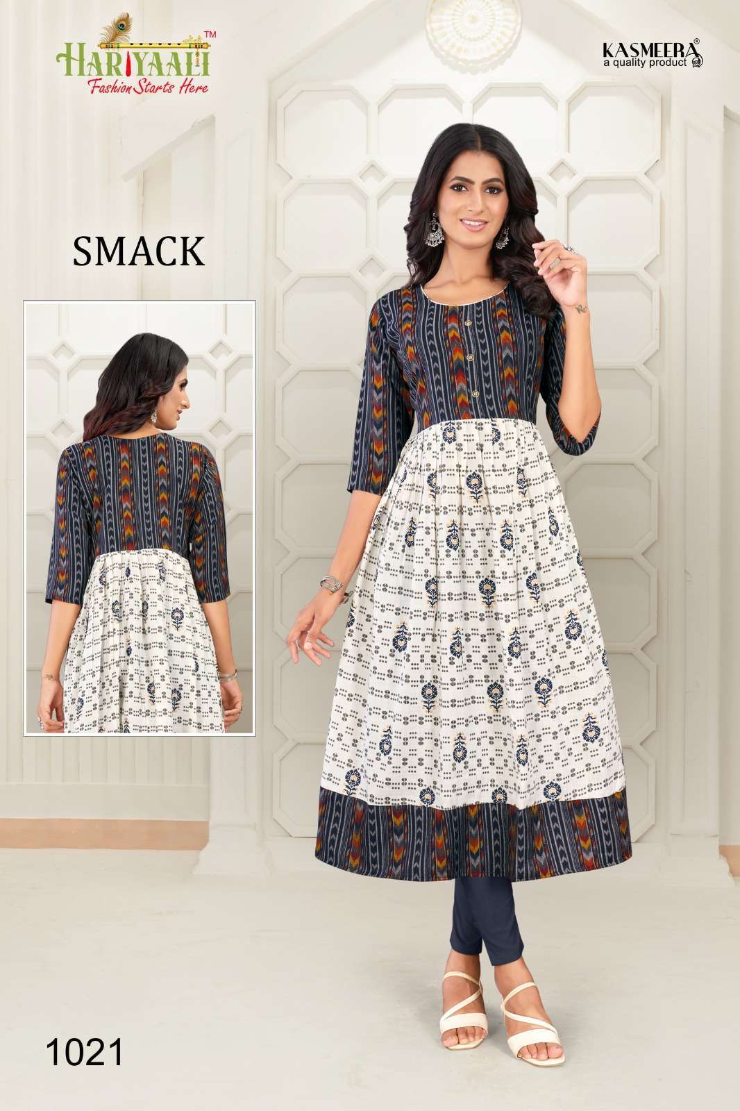 hariyaali smack vol 10 series 1001-1036 heavy capsule foil print kurti 