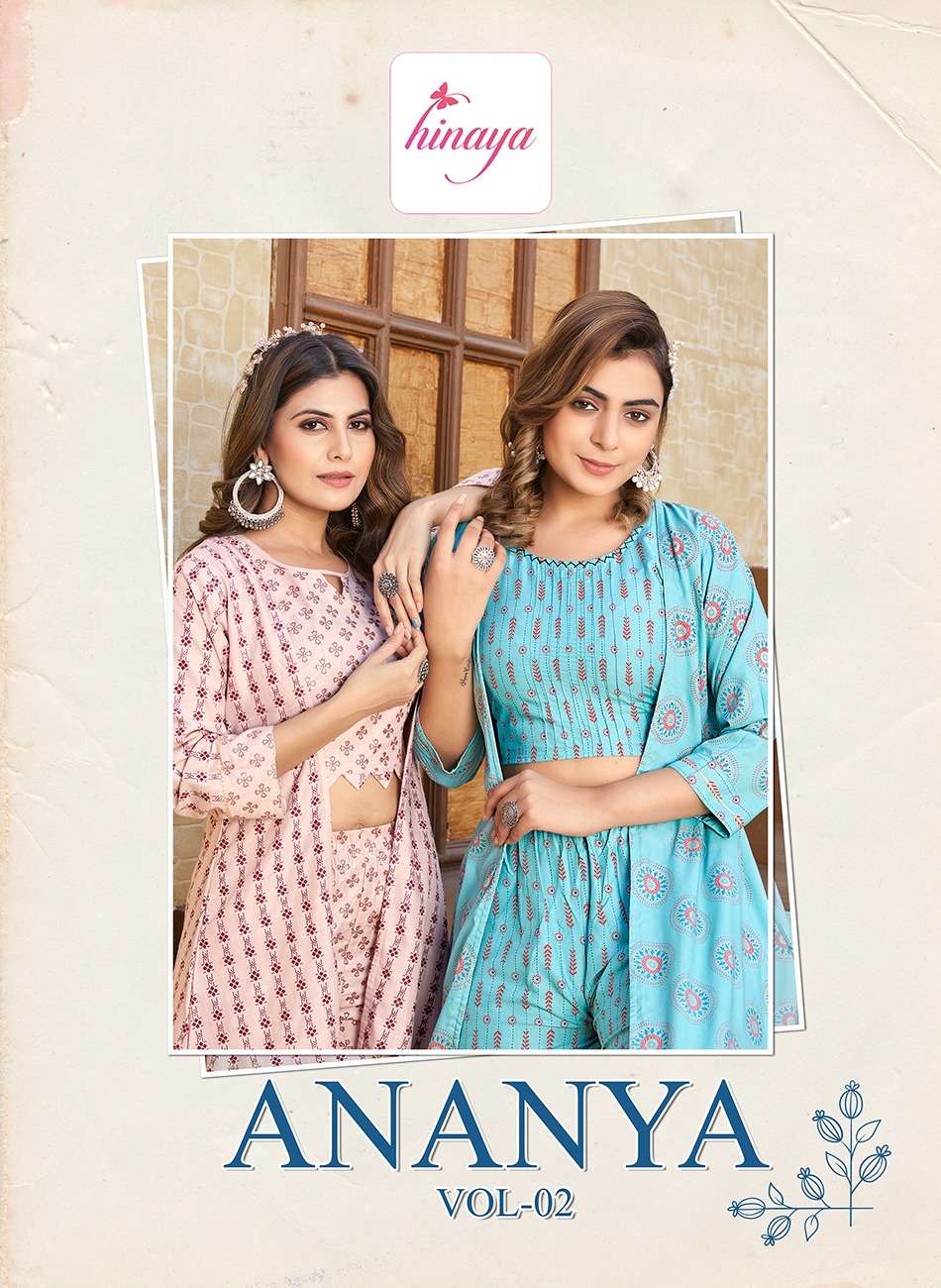 hinaya ananya vol 1 series 2001-2006 trendy rayon kurti 