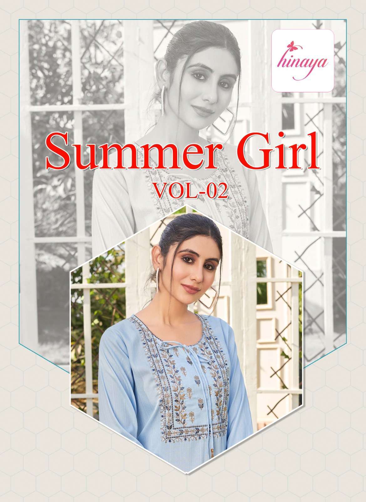 hinaya summer girl vol 2 series 2001-2004 rayon dobby kurti 
