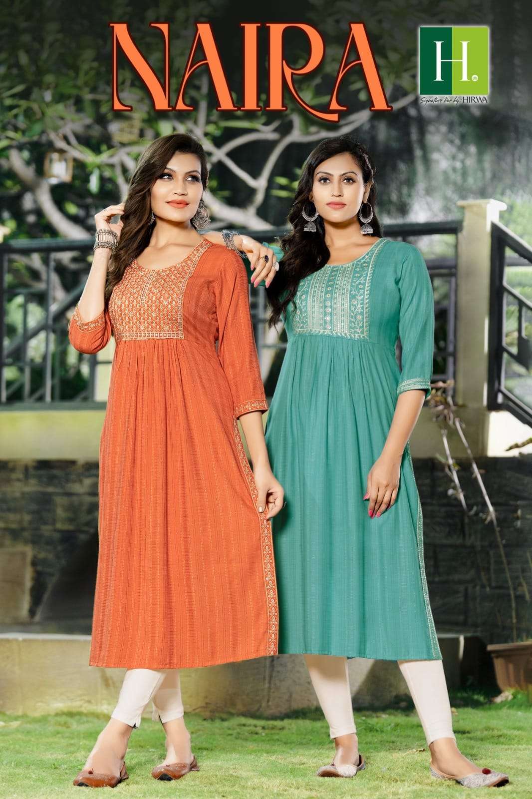 hirwa naira series 101-108 Self-Woven Fancy Viscose Rayon kurti