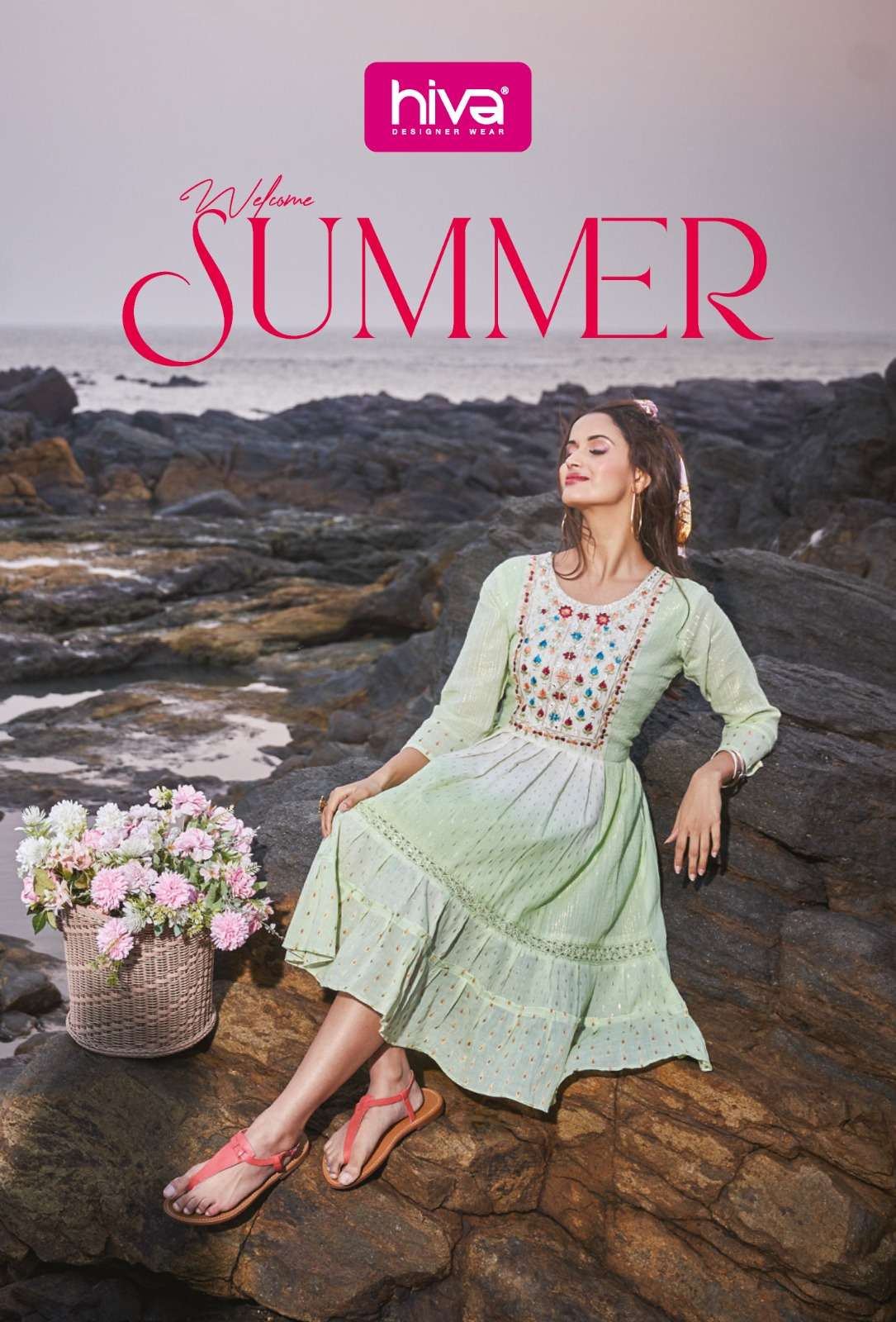 hiva summer series 101-105 fancy kurti 