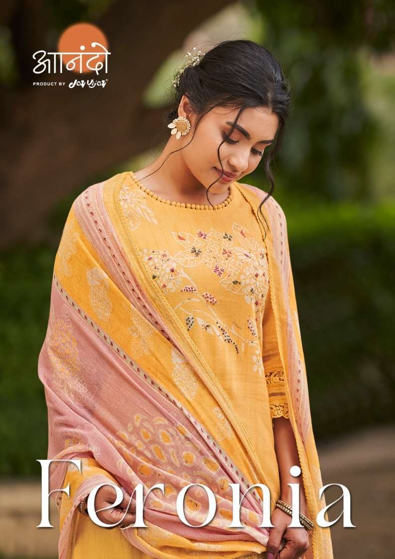 jay vijay anando feronia series 3062 pure linen suit 