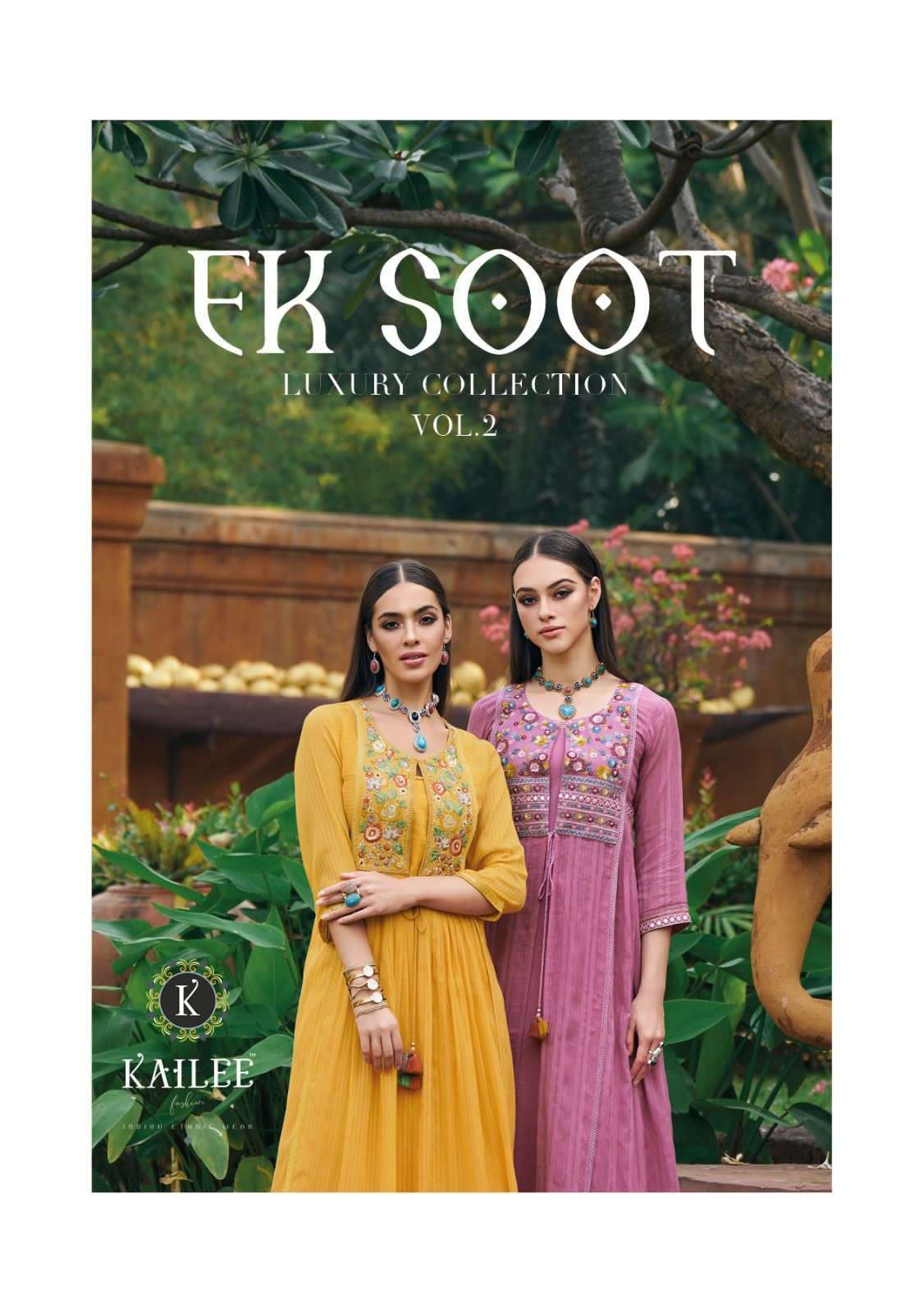 kailee ek soot vol 2 series 40101-40104 pure cotton kurti